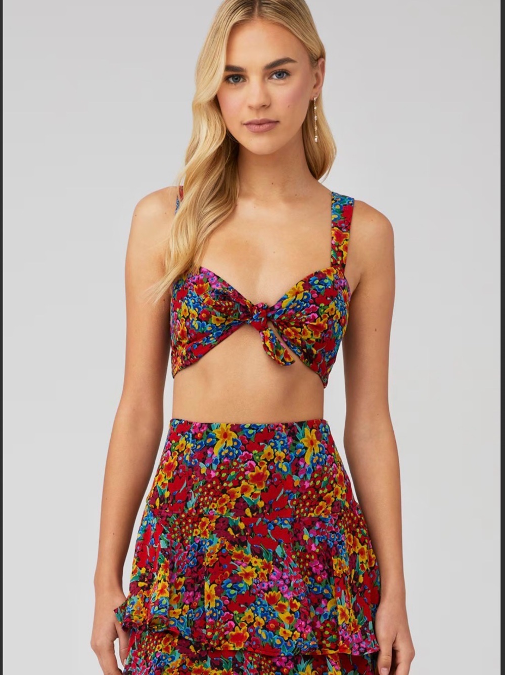 NWT Show Me Your MuMu Kade Crop Top in Garden Glow